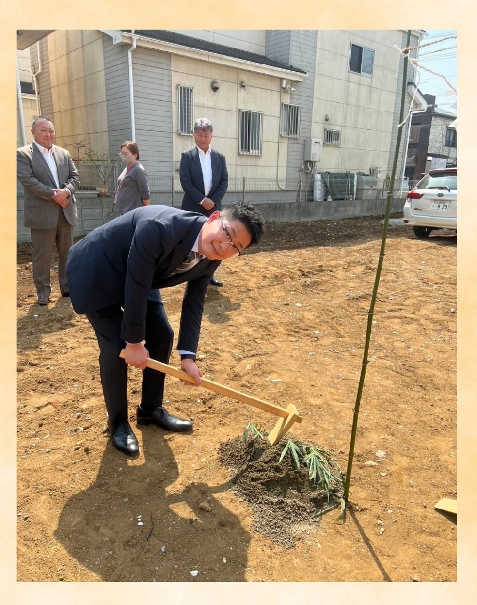 松戸市五香の歯医者さん：地鎮祭　
